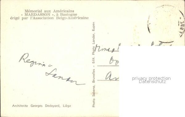 Bastogne Liege Memorial aux Americains Mardasson – Bild 2