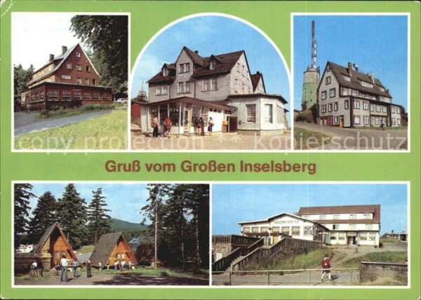 Inselsberg Schmalkalden Haus am Reitstein HO-Gaststätte Stadt G