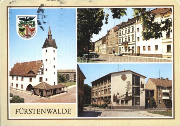 Fuerstenwalde Spree Rathaus Frankfurter Strasse Fernmeldeam