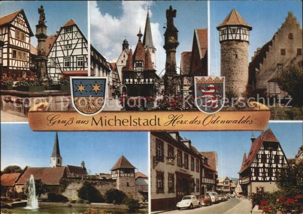 Michelstadt Kirche Brunnen Turm