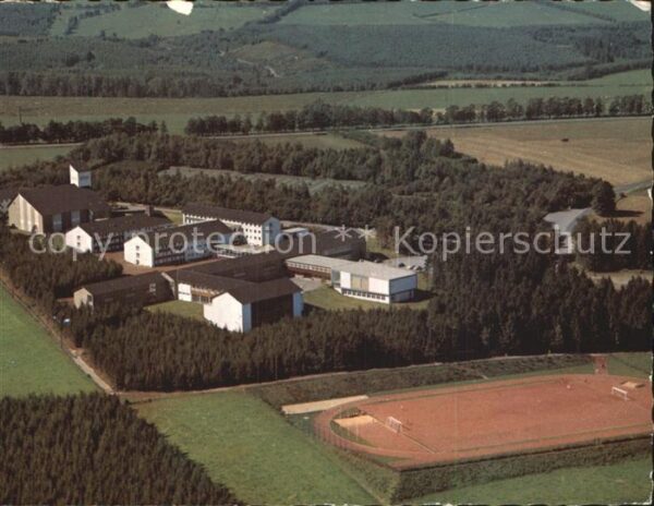 Vossenack Franziskus-Gymnasium Fliegeraufnahme