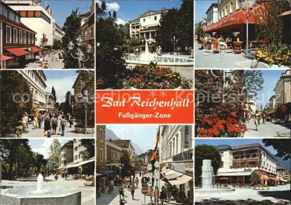 Bad Reichenhall Fussgängerzone Ludwig-Salzburger-und Ba