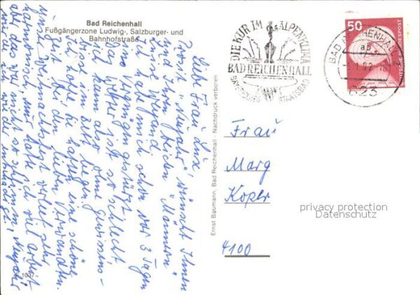 Bad Reichenhall Fussgängerzone Ludwig-Salzburger-und Ba – Bild 2