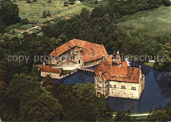 Luedinghausen Fliegeraufnahme Wasserburg Vischering