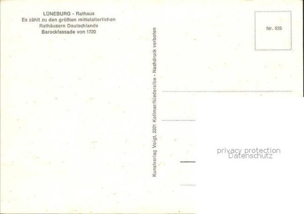 Lueneburg Rathaus – Bild 2
