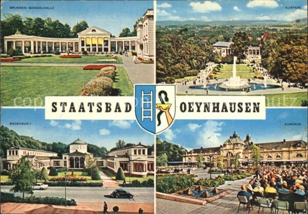 Bad Oeynhausen Brunnen Wandelhalle Badehaus I. Kurpark