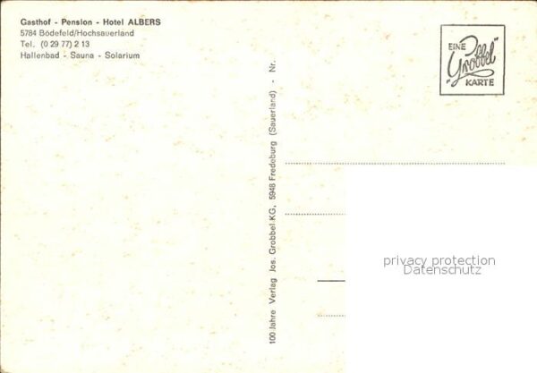 Boedefeld Gasthof Pension Hotel Albers Aussenansi – Bild 2