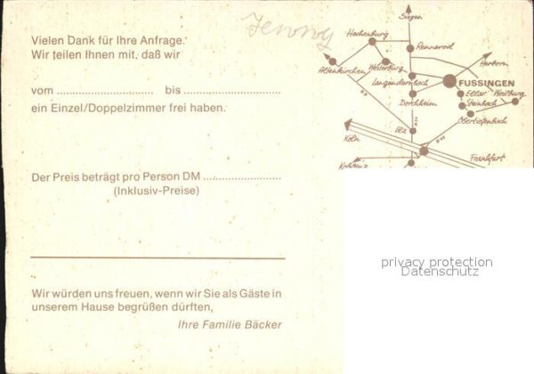 Fussingen Pension Haus Katharina Äusseres Speises – Bild 2