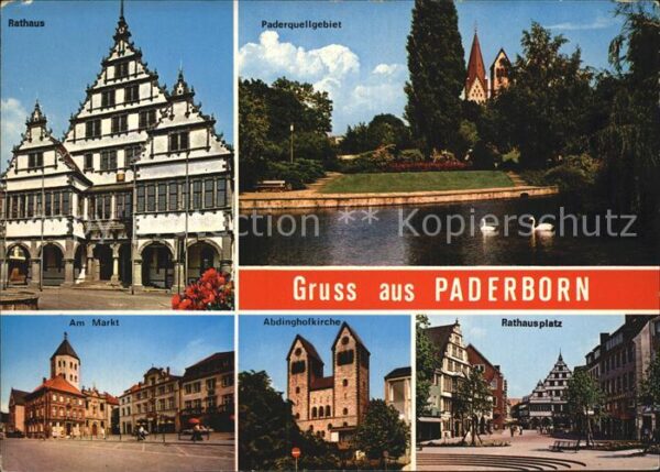 Paderborn Rathaus Paderquellgebiet Rathausplatz A