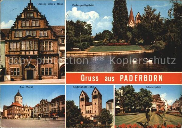 Paderborn Heisingsches Haus Am Markt Marienplatz