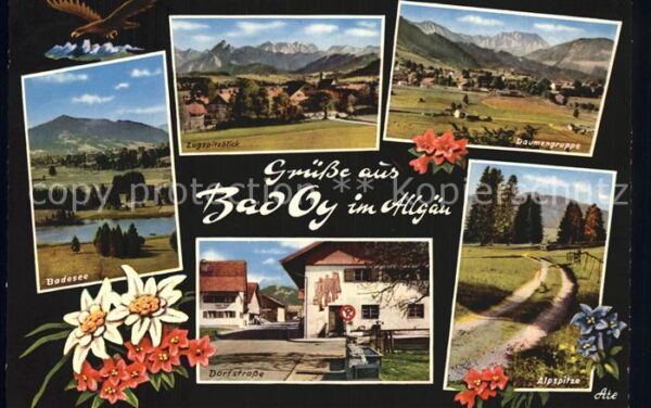 Bad Oy Badesee Dorfstrasse Zugspitzblick Daume