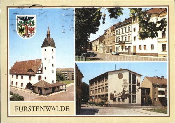 Fuerstenwalde Spree Rathaus Frankfurter Strasse Fernmeldeam