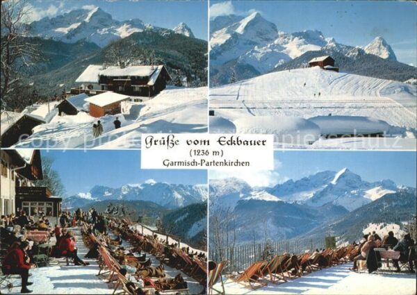 Garmisch-Partenkirchen Berggasthof Eckbauer Sonnenterrasse