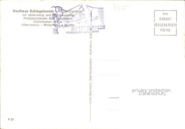 Bad Reichenhall Rasthaus Schlegelmulde – Bild 2