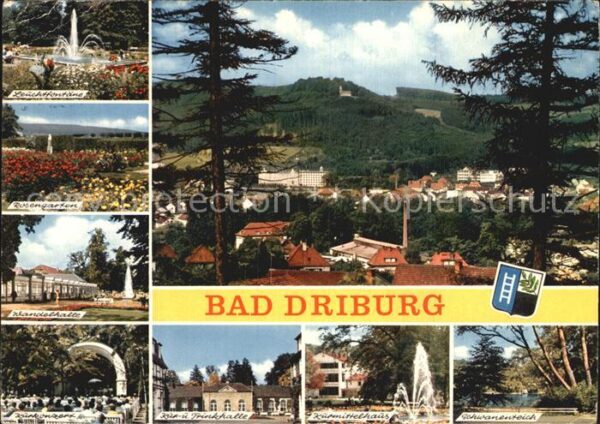 Bad Driburg Kurmittelhaus Rosengarten Wandelhalle