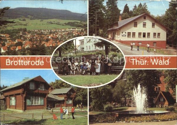 Brotterode Grosser Inselsberg Waldgaststätte Geheg