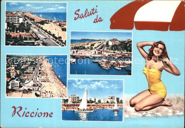 Riccione Hafen Strand