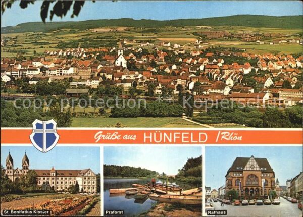 Huenfeld Rathaus Praforst Sankt Bonifatius Klost