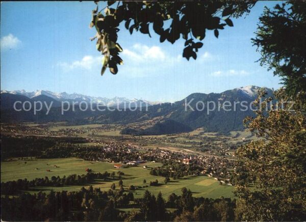 Lenggries Panorama Brauneck Karwendelgebirge