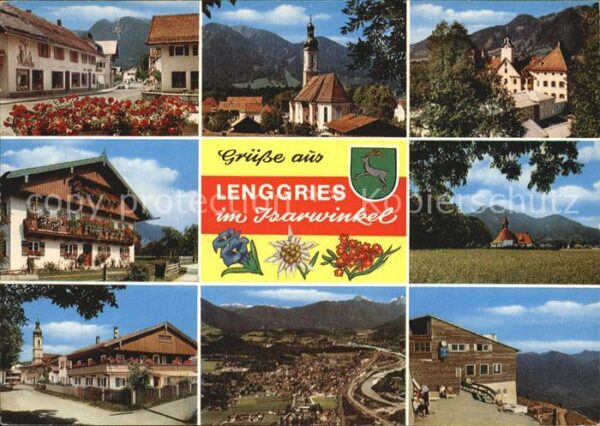Lenggries Kirche Panorama