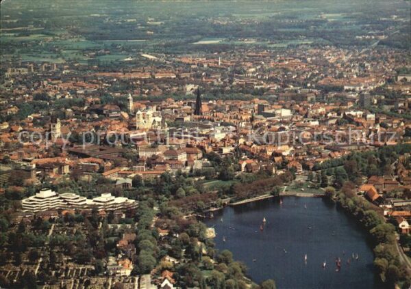 Muenster Westfalen Fliegeraufnahme