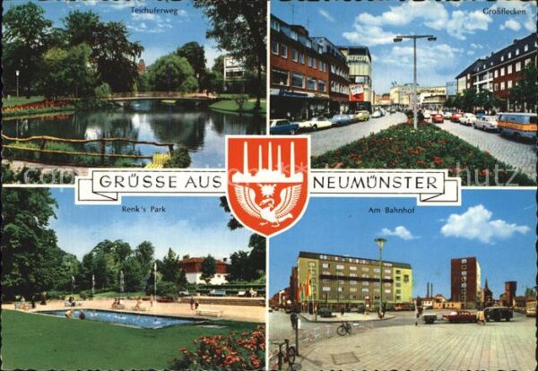 Neumuenster Schleswig-Holstein Teichuferweg Renk's Park Am Bahnhof Gro