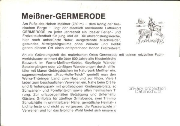 Germerode Teilansicht Teich Kegelbahn – Bild 2