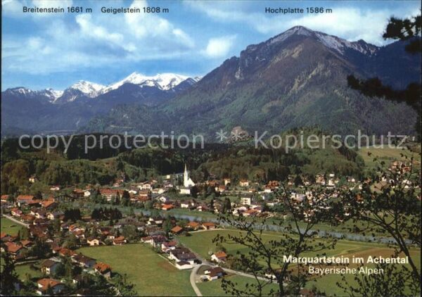 Marquartstein Panorama mit Achental Geigelstein Breit