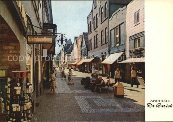 Uelzen Lueneburger Heide Fussgängerzone Bahnhofstrasse