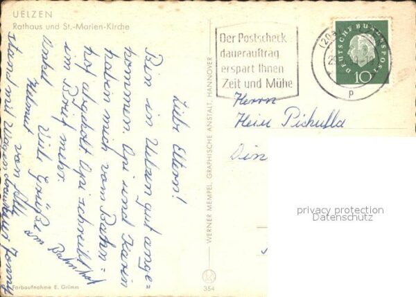 Uelzen Lueneburger Heide Rathaus und Sankt Marien Kirche – Bild 2