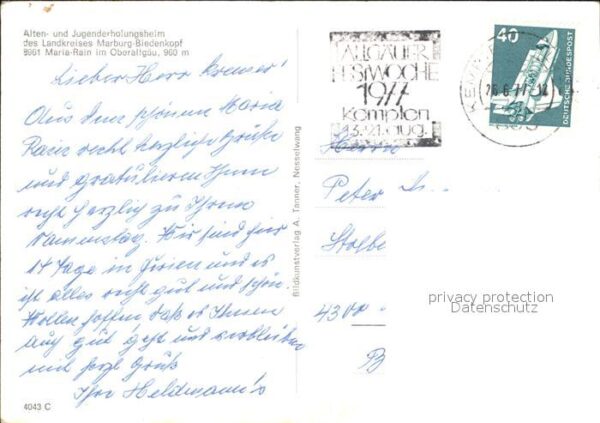 Maria Rain Allgaeu Alten- und Jugenderholungsheim – Bild 2
