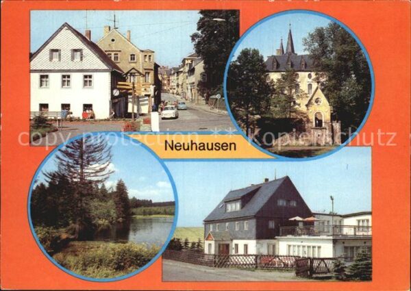 Neuhausen Marienberg Bahnhofstrasse Schloss Purschenstein Fe