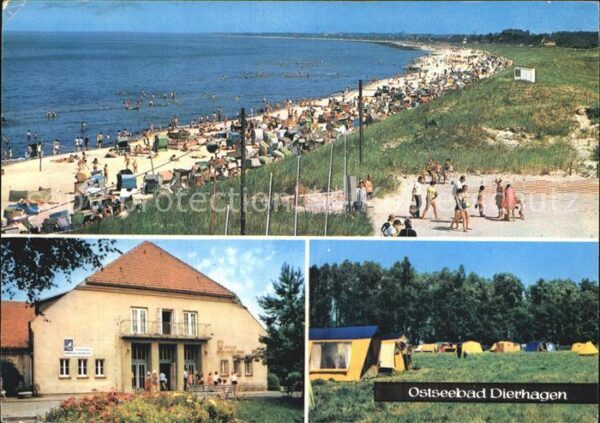Dierhagen Ostseebad Strand Campingplatz