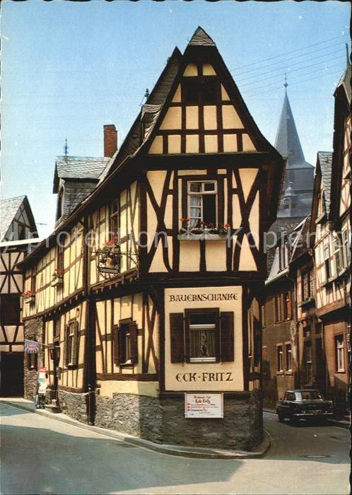 Braubach Rhein Bauernschänke Eck-Fritz