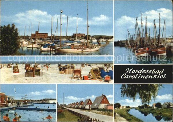 Carolinensiel-Harlesiel Ostfriesland Hafen Schwimmbad Strand