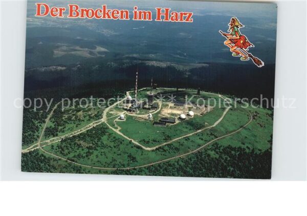 Brocken Harz Fliegeraufnahme
