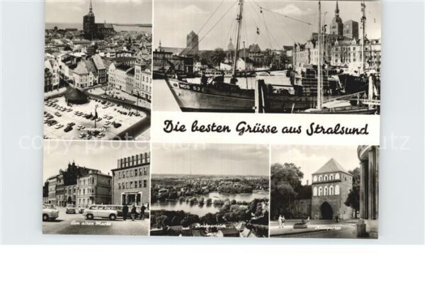 Stralsund Mecklenburg Vorpommern Hafen Alter Markt