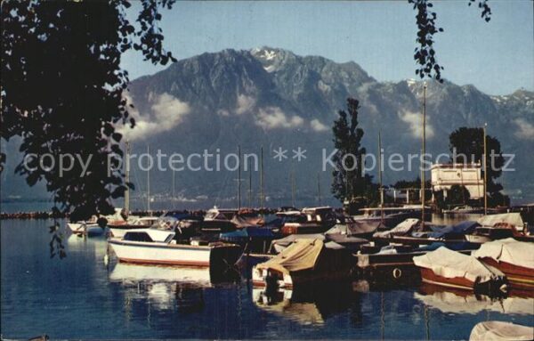 Boote Port Ile de Salagnon Clarens-Montreux
