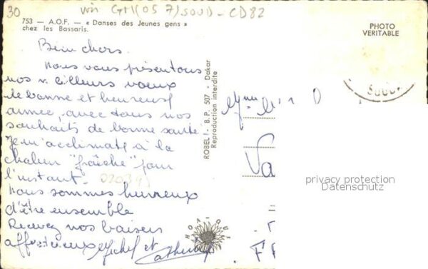 Tanz Taenzer Danses des Jeunes gens Bassaris – Bild 2