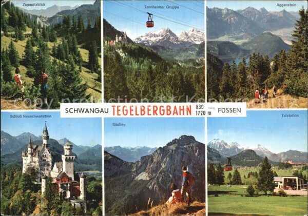 Seilbahn Tegelberg Schwangau Füssen Schloss Neus