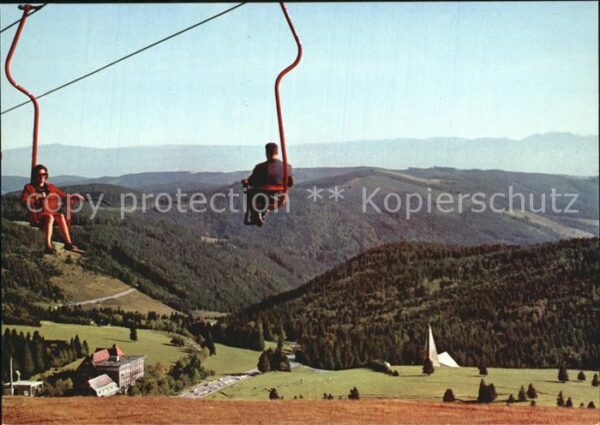 Sessellift Feldberg Schwarzwald Feldberghotel