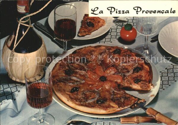 Lebensmittel Pizza Provencale Rezept
