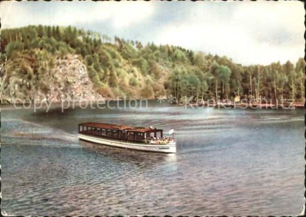 Motorboote Talsperre Kriebstein Wappenfelsen