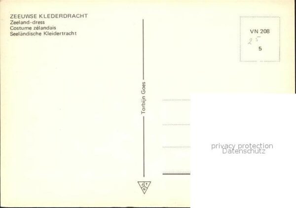 Trachten Holland Zeeuws Klederdracht – Bild 2
