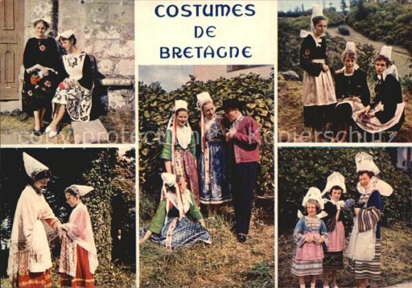 Trachten Frankreich Bretagne Locronan Auray Plougastel Foue
