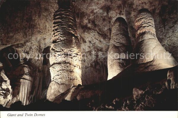 Hoehlen Caves Grottes Giant and Twin Domes Carlsbad Caverns N