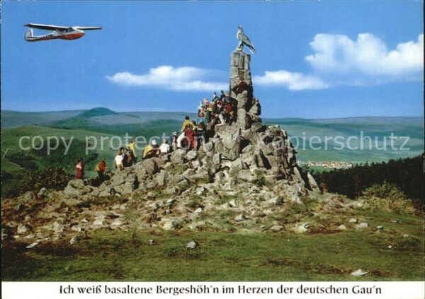 Segelflug Gliding Vol-Voile Vuolo-a-Vela Wasserkuppe Rhön Fliegerdenkmal