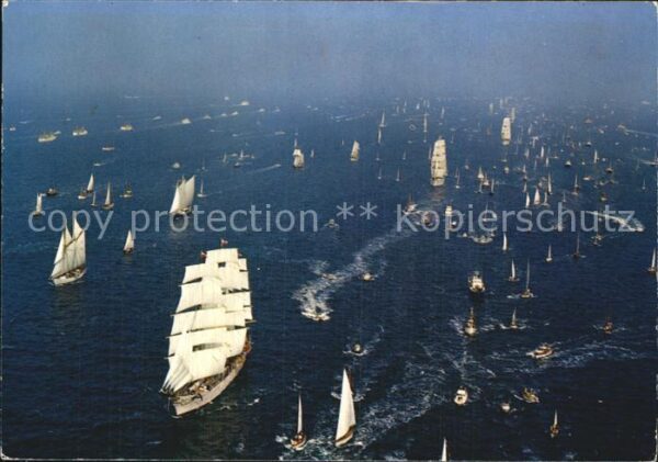 Segelschiffe Fliegeraufnahme Windjammer Ostsee