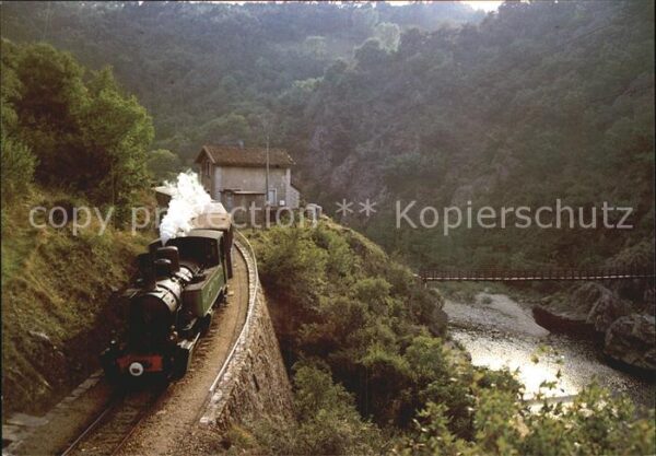 Lokomotive Chemin de Fer du Vivarais Ligne Tournon