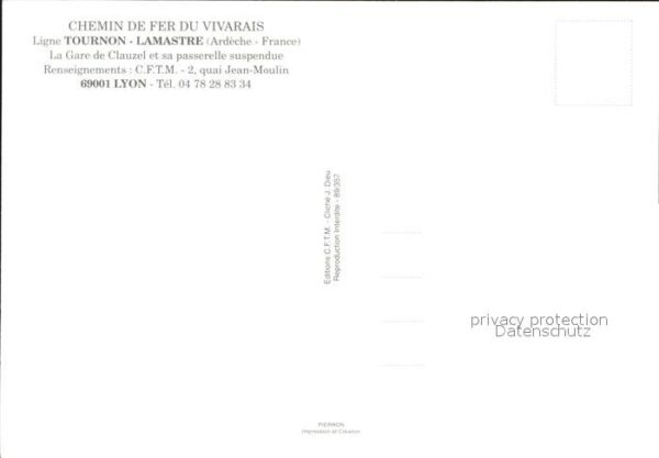 Lokomotive Chemin de Fer du Vivarais Ligne Tournon – Bild 2